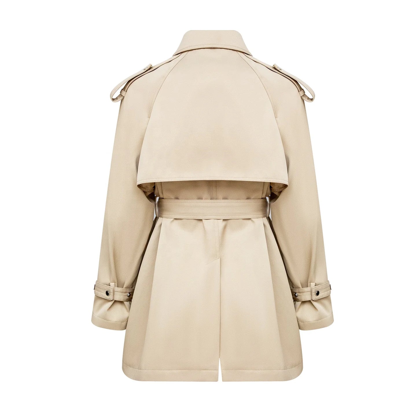 Custom Designer Classic Beige Trench Coat for Women Ladies Long Luxury  Double Breasted Belted Trench Coats Wholesale